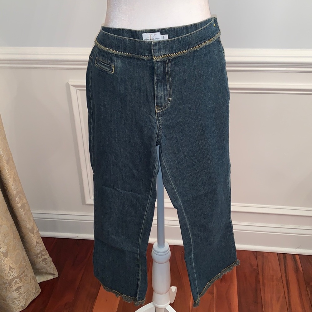 Calvin Klein Straight Leg Capri Jeans Size 3 Junior